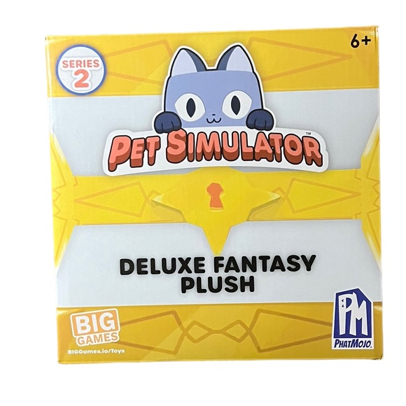 ROBLOX Series 2 Mystery PET SIMULATOR X Deluxe Fantasy XL Tech Plush 2 DLC Codes - Picture 13 of 16